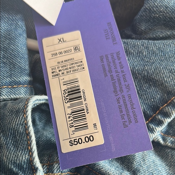 NWT Classic Blue Denim Jacket - Picture 4 of 5